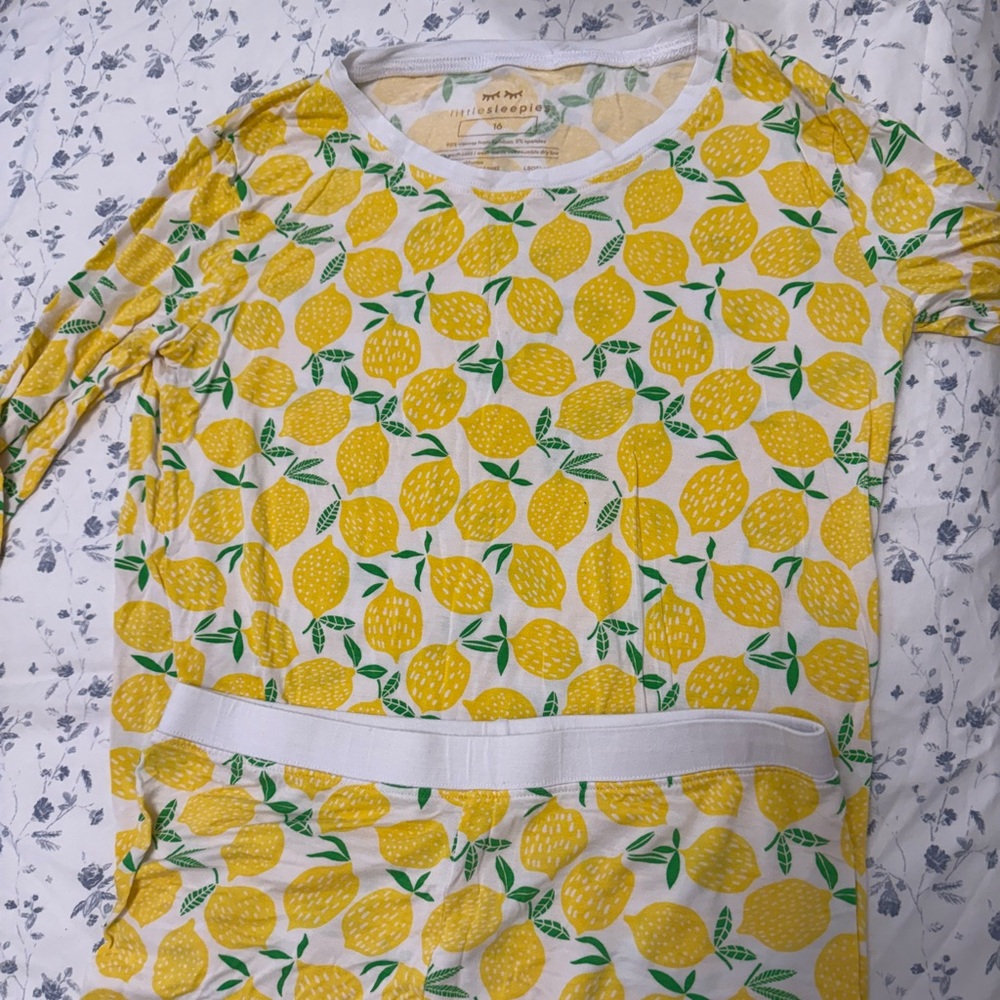Two piece pajamas, perfect condition never worn, pet free and smoke free home.